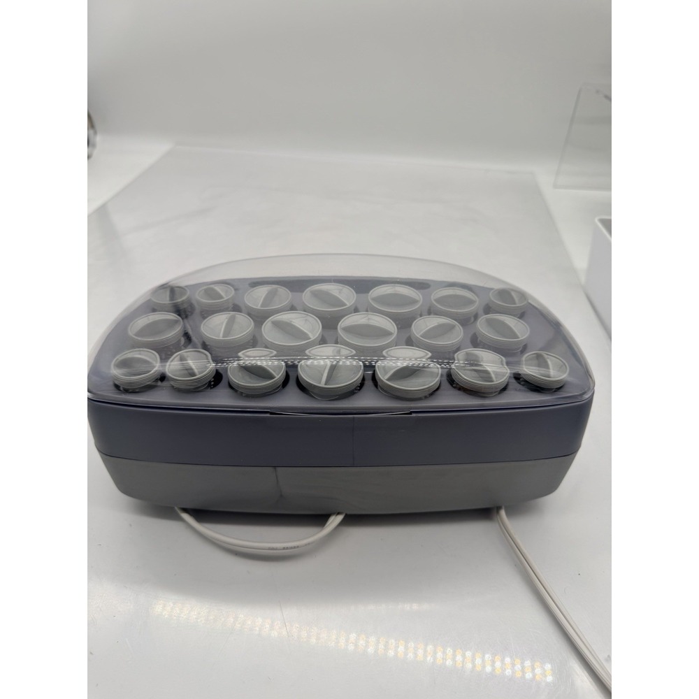 Revlon RV261 Ionic Hairsetter 20 Hot Rollers Curlers Missing Clips - Picture 6 of 9